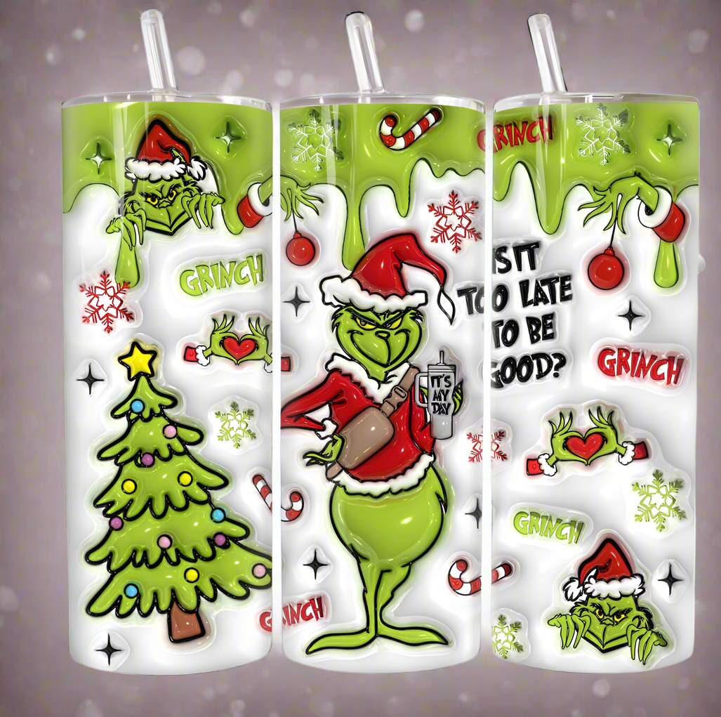 5 Festive Gr*nch-Themed Holiday Tumblers