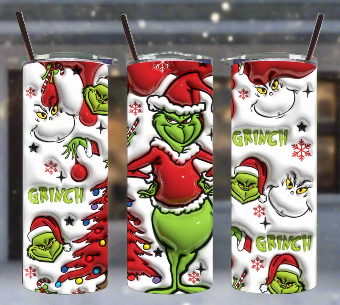 5 Festive Gr*nch-Themed Holiday Tumblers