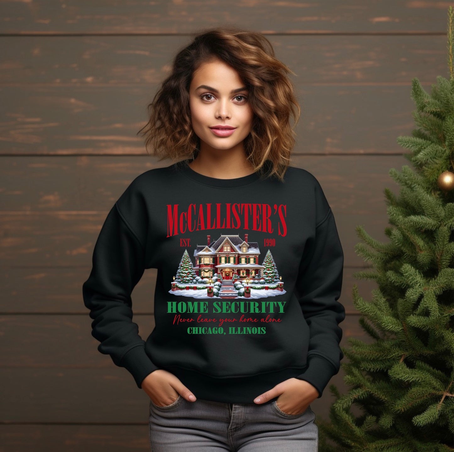 McCallister’s Home Security Holiday Sweatshirt