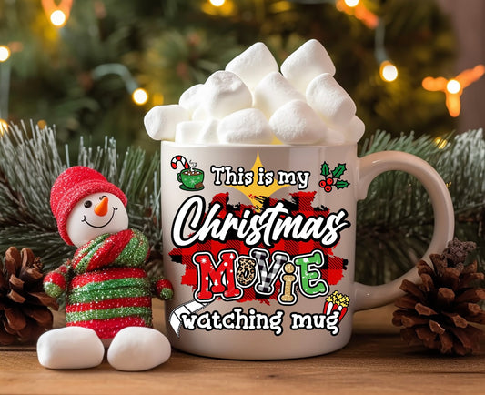 "Christmas Movie Watching Mug"