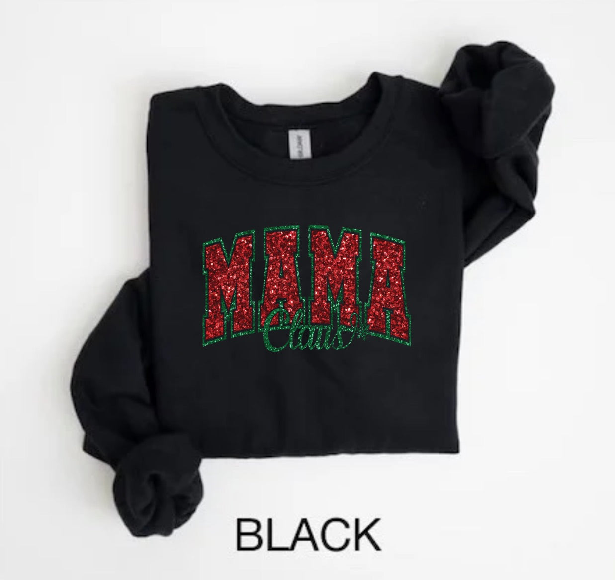 Mama Claus Side Bow Sweatshirt