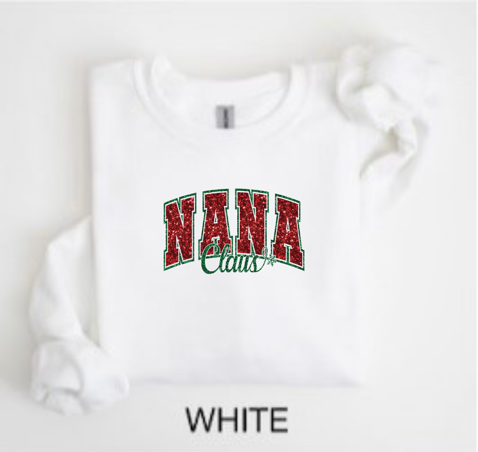 Mama Claus Side Bow Sweatshirt