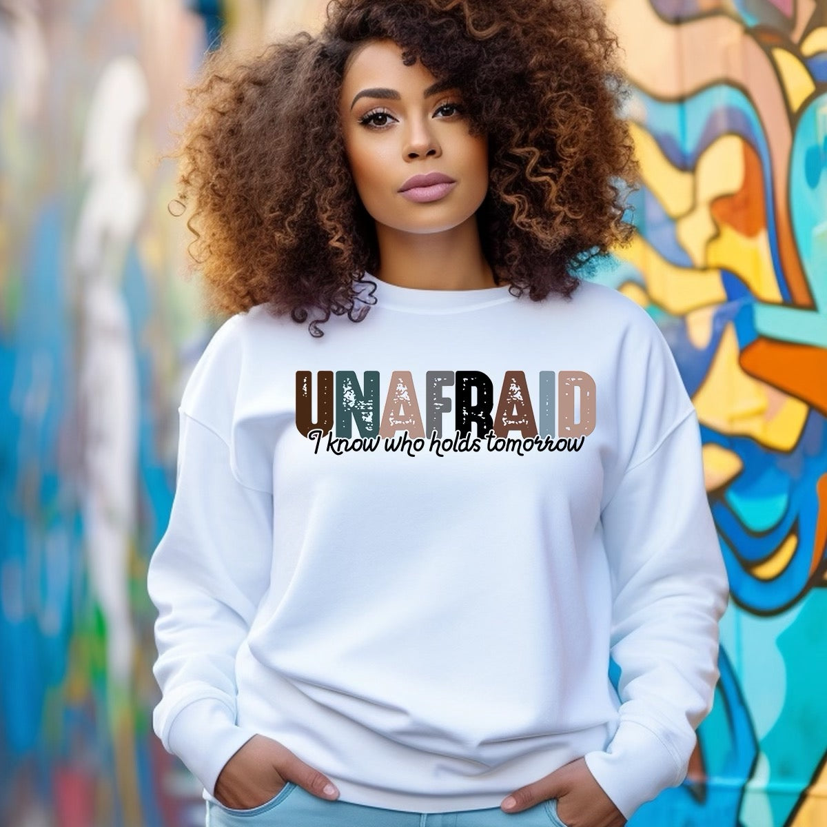 "Unafraid" Crew Neck Sweatshirt